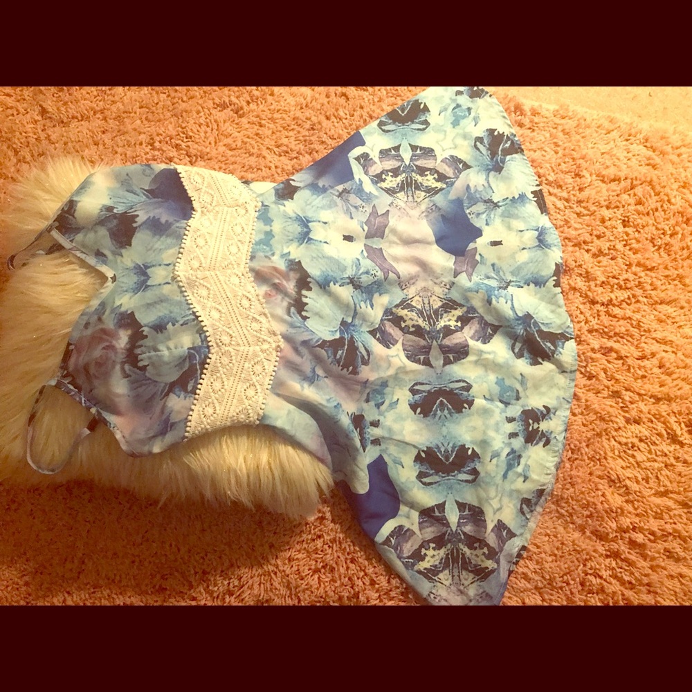 Blue sundress